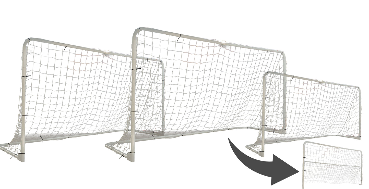 Vallerta Folding Soccer Goal, Portable, Light Weight, Steel Frame, Easy to Carry, Perfect for Solo/Team Practice Training