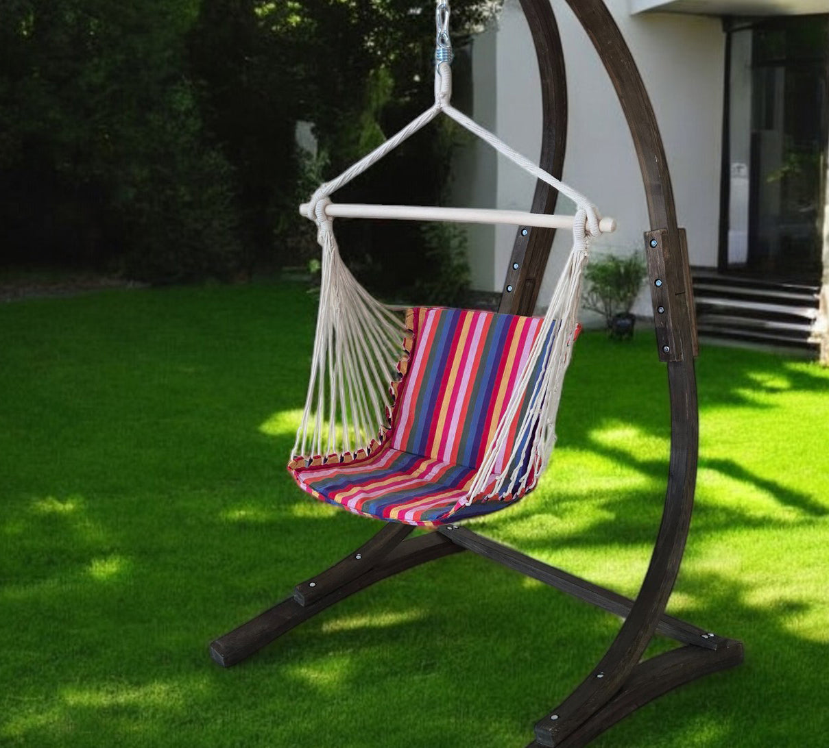 Petra Leisure Hanging Chair - Cozy Swing for Home & Garden Relaxation. 265LB Weight Capacity (Stand NOT Included)