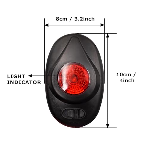 Electric Fence Warning Light – Universal Fence Safety Indicator for Energizer Monitoring & Low Voltage Alerts