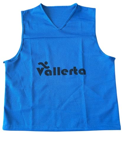 Vallerta Soccer Training Vest for Kids & Adults – Lightweight Mesh Scrimmage Pinnies, Sizes S/M High Visibility