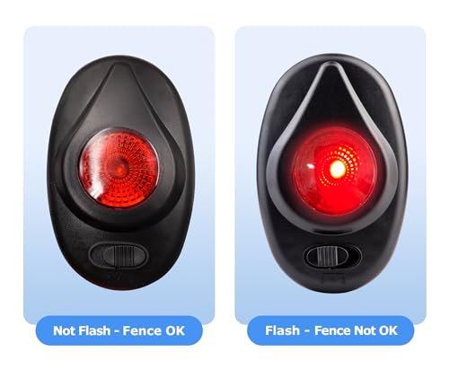 Electric Fence Warning Light – Universal Fence Safety Indicator for Energizer Monitoring & Low Voltage Alerts