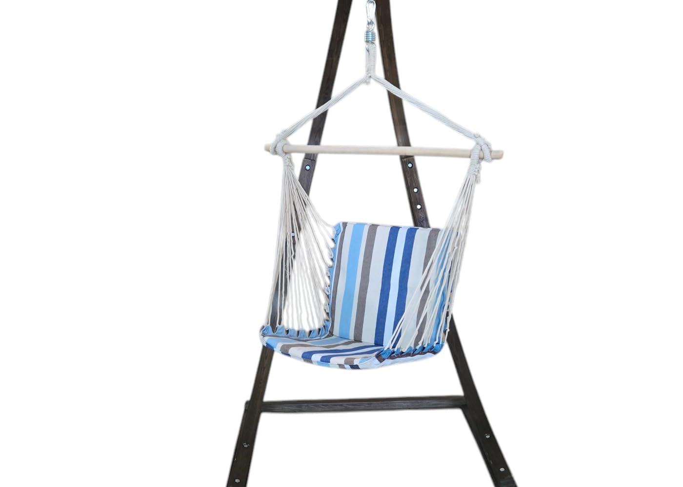 Petra Leisure Hanging Chair - Cozy Swing for Home & Garden Relaxation. 265LB Weight Capacity (Stand NOT Included)