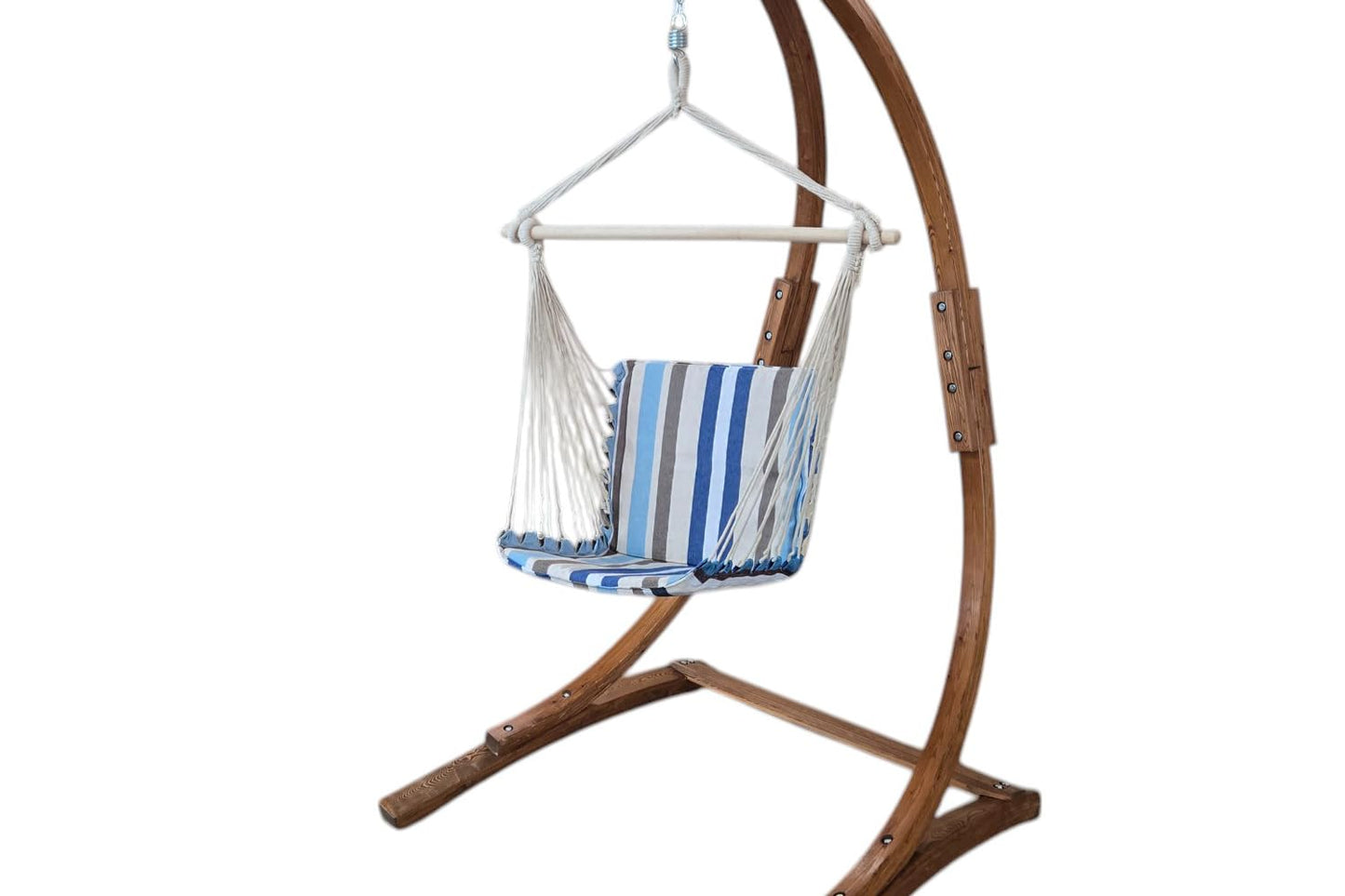 Petra Leisure Hanging Chair - Cozy Swing for Home & Garden Relaxation. 265LB Weight Capacity (Stand NOT Included)