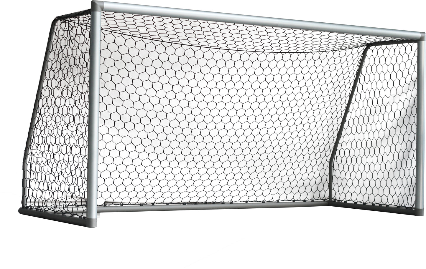 Vallerta 18 X 7 Ft. ALUMINUM Heavy Duty Soccer Goal with Premium Net, All Season, Rust Proof, Super Durable, Regulation Size.