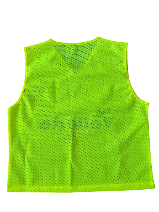 Vallerta Soccer Training Vest for Kids & Adults – Lightweight Mesh Scrimmage Pinnies, Sizes S/M High Visibility