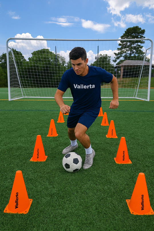 Vallerta Training Cones – 9in / 15in / 20in Agility Marker Cones
