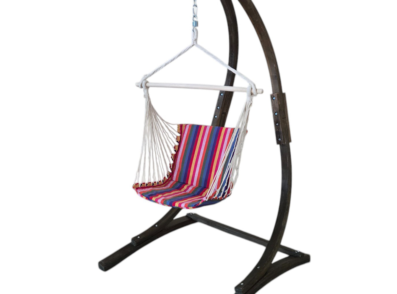 Petra Leisure Hanging Chair - Cozy Swing for Home & Garden Relaxation. 265LB Weight Capacity (Stand NOT Included)