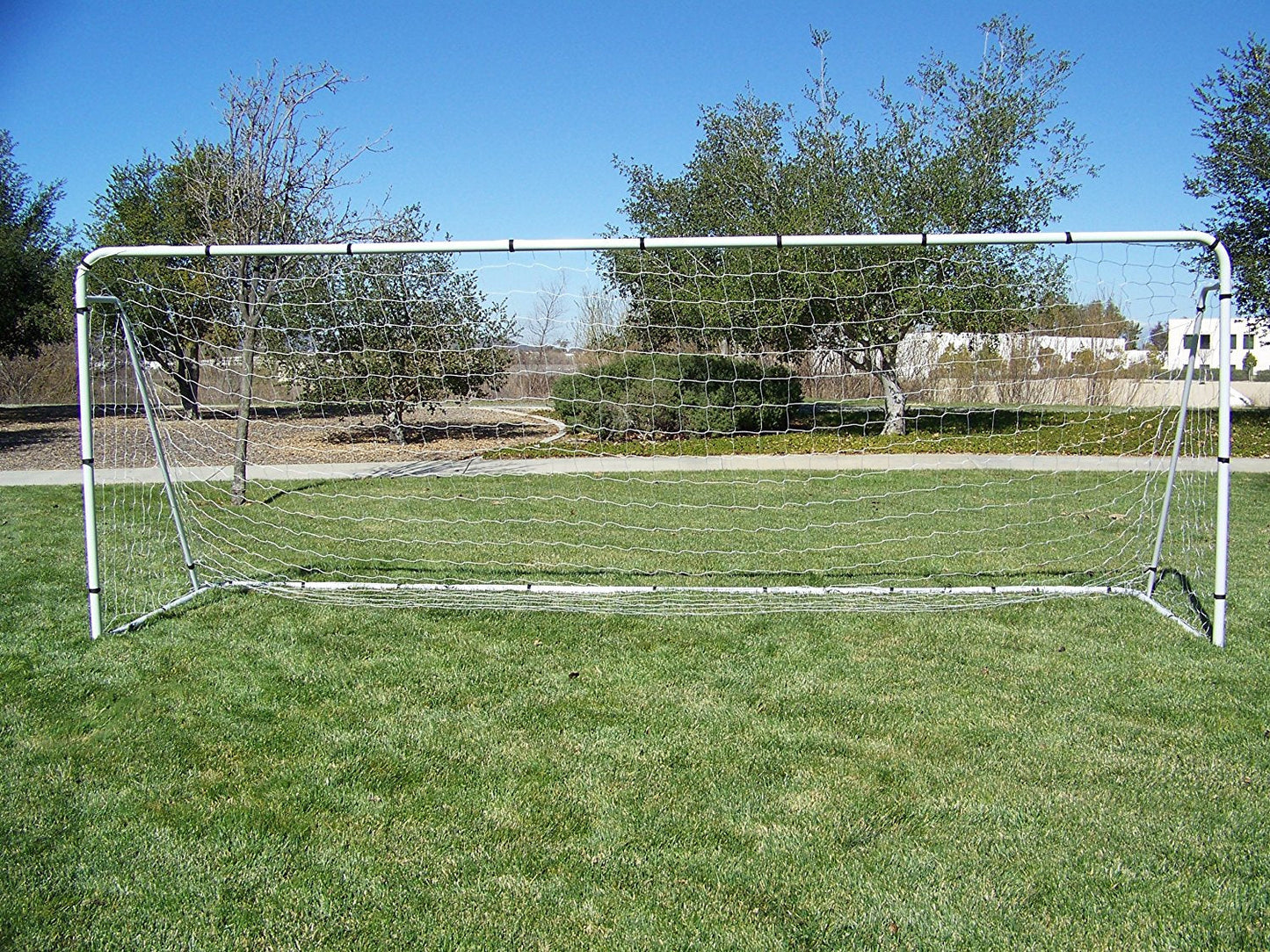 Vallerta® 18.5 X 6.5 Ft. Heavy Duty Steel Frame Goal w/Weatherproof Net