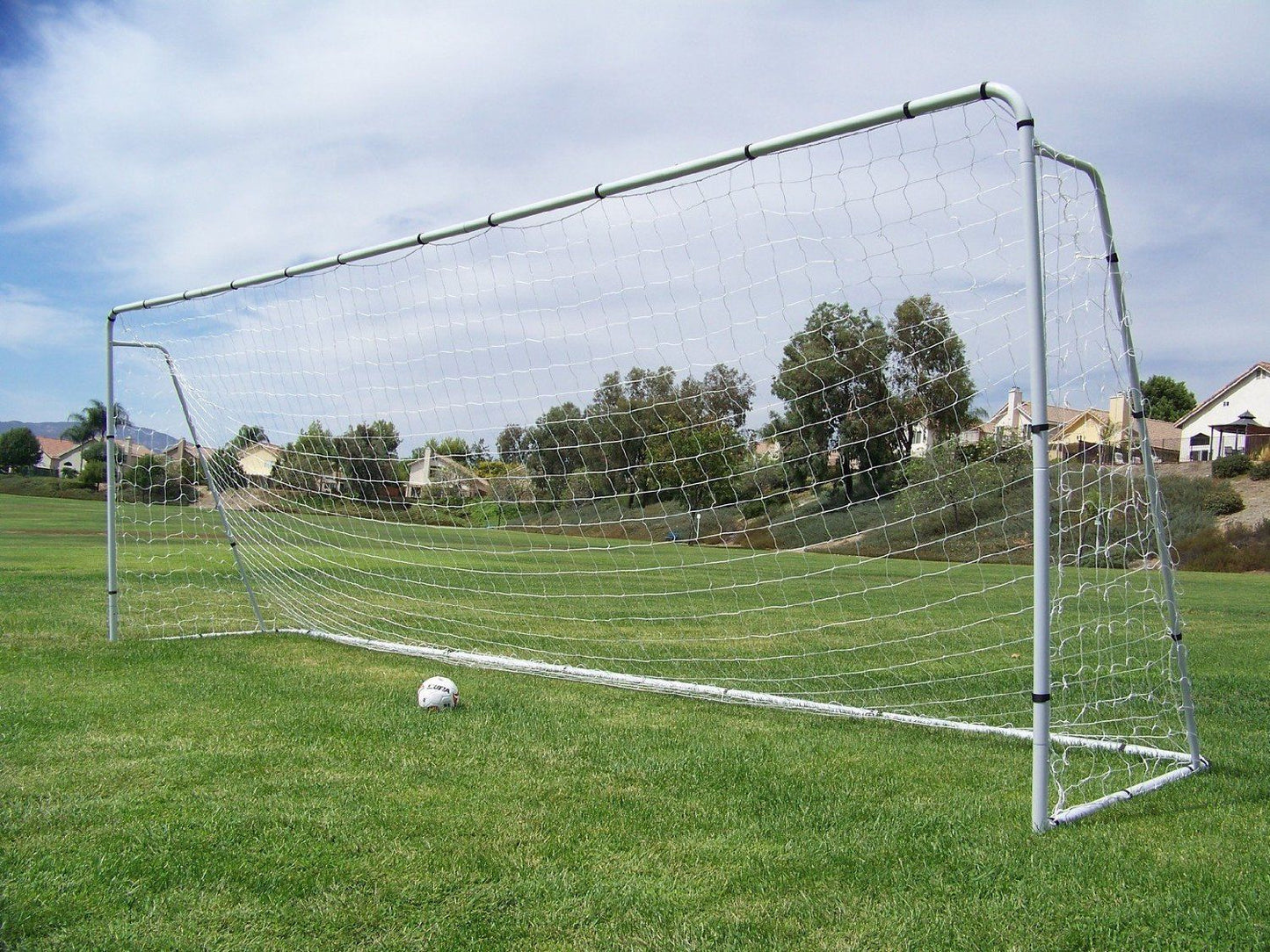 Vallerta® 24 X 8 Ft. Heavy Duty Steel Frame Goal w/Weatherproof Net