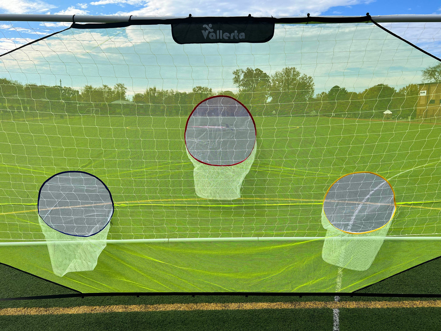 Vallerta® Skill-Shot 24x8 Ft. Professional Soccer Shooting Practice Target Net & Rebounder (soccer frame not included)