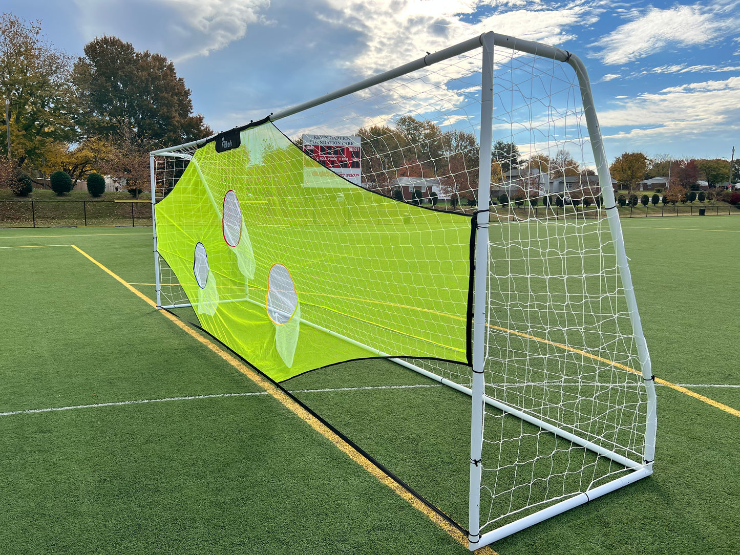 Vallerta® Skill-Shot 24x8 Ft. Professional Soccer Shooting Practice Target Net & Rebounder (soccer frame not included)