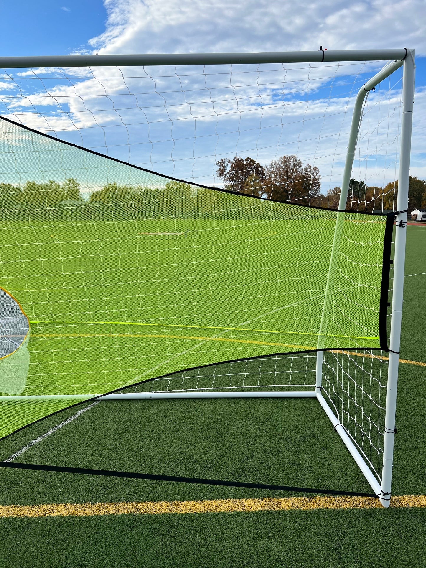 Vallerta® Skill-Shot 24x8 Ft. Professional Soccer Shooting Practice Target Net & Rebounder (soccer frame not included)