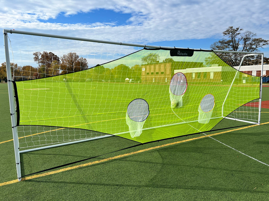 Vallerta® Skill-Shot 24x8 Ft. Professional Soccer Shooting Practice Target Net & Rebounder (soccer frame not included)
