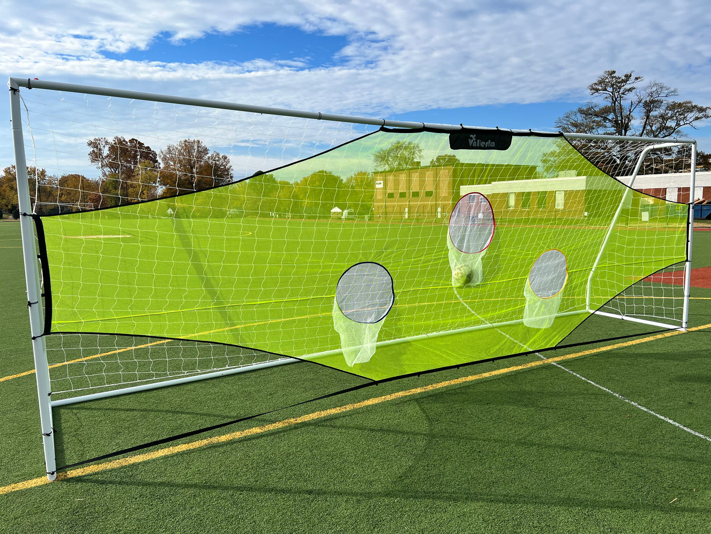 Vallerta® Skill-Shot 24x8 Ft. Professional Soccer Shooting Practice Target Net & Rebounder (soccer frame not included)