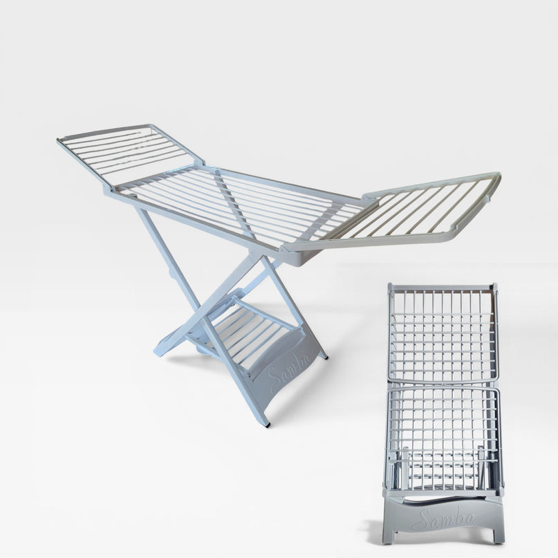 Foldable plastic drying rack