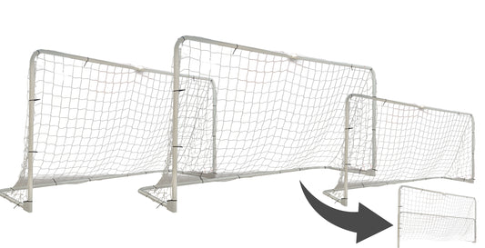 Vallerta Folding Soccer Goal, Portable, Light Weight, Steel Frame, Easy to Carry, Perfect for Solo/Team Practice Training