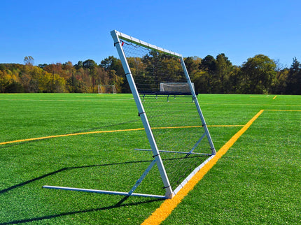 PASS® 8 x 5 Ft. 3MM Industrial Steel Frame Training Rebounder w/ 5 Angle Positions. Portable Soccer, Baseball, Softball, Basketball, Lacrosse Practice Aid