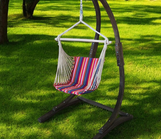 Petra Leisure Hanging Chair - Cozy Swing for Home & Garden Relaxation. 265LB Weight Capacity (Stand NOT Included)