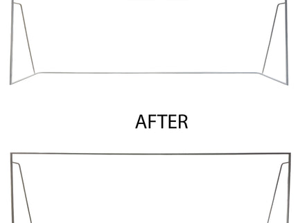 Vallerta / PASS Soccer Goal Bolt Hardware Kit – Crossbar Upgrade for 2” Steel Frame Goals – Replaces Push Pins (4 Bolts, Nuts & Washers)