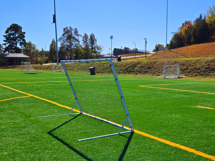 PASS® 8 x 5 Ft. 3MM Industrial Steel Frame Training Rebounder w/ 5 Angle Positions. Portable Soccer, Baseball, Softball, Basketball, Lacrosse Practice Aid