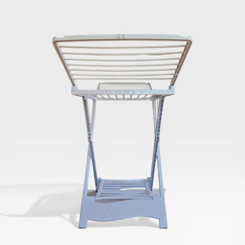 Foldable plastic drying rack