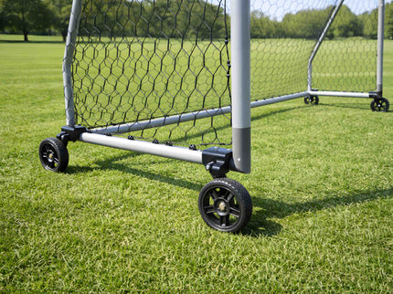 Vallerta Soccer Goal Wheel Kit – Heavy-Duty 6” Wheels, Fits 2” Steel Tubing Goals, All-Weather (Set of 4)