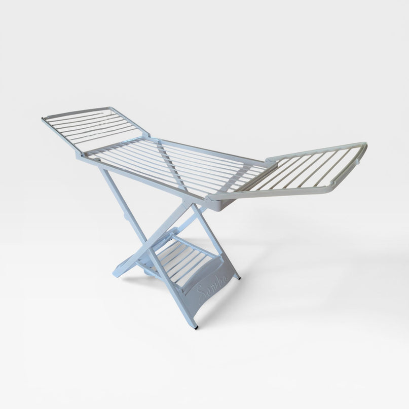 Foldable plastic drying rack