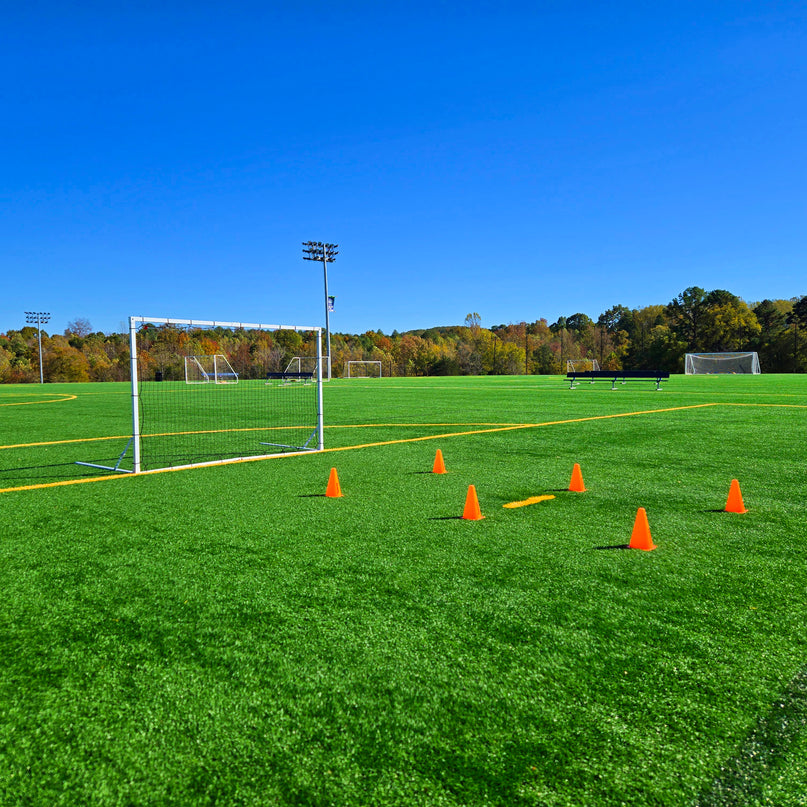 PASS® 8 x 5 Ft. 3MM Industrial Steel Frame Training Rebounder w/ 5 Angle Positions. Portable Soccer, Baseball, Softball, Basketball, Lacrosse Practice Aid