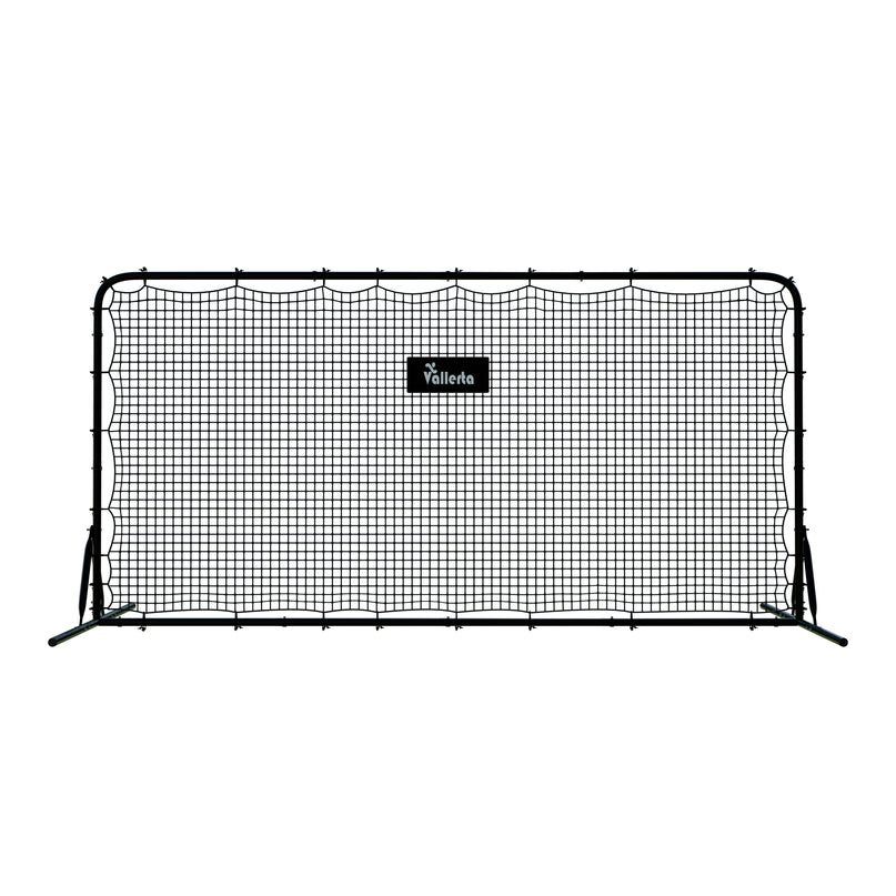 Vallerta® 12x6 Steel Frame Soccer Rebounder Backstop Wall w/Carry Case. Perfect for Solo/Team Kickback Practice and Pass Training. Improve Touch/Passing & Ball Control Skills! US Owned