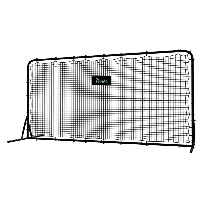 Vallerta® 12x6 Steel Frame Soccer Rebounder Backstop Wall w/Carry Case. Perfect for Solo/Team Kickback Practice and Pass Training. Improve Touch/Passing & Ball Control Skills! US Owned