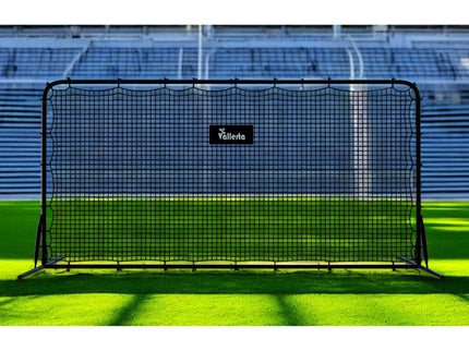 Vallerta® 12x6 Steel Frame Soccer Rebounder Backstop Wall w/Carry Case. Perfect for Solo/Team Kickback Practice and Pass Training. Improve Touch/Passing & Ball Control Skills! US Owned