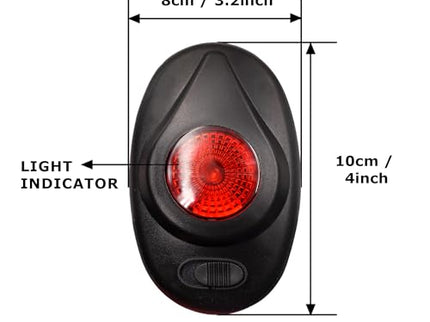 Electric Fence Warning Light – Universal Fence Safety Indicator for Energizer Monitoring & Low Voltage Alerts