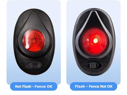 Electric Fence Warning Light – Universal Fence Safety Indicator for Energizer Monitoring & Low Voltage Alerts