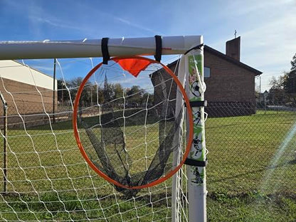 Vallerta® Portable Soccer Corner Target Goal, Set of 2 (Goal not Included) 16"/20"