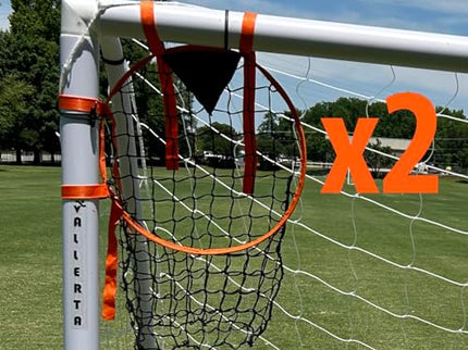 Vallerta® Portable Soccer Corner Target Goal, Set of 2 (Goal not Included) 16"/20"