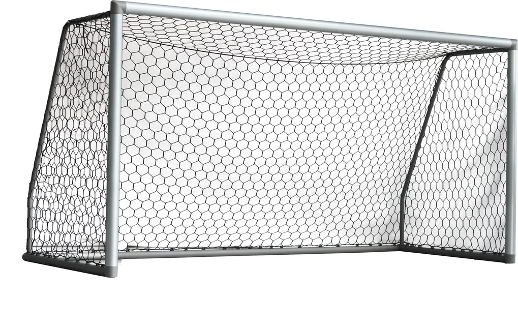 Vallerta 24 X 8 Ft. ALUMINUM Heavy Duty Soccer Goal with Premium Net, All Season, Rust Proof, Super Durable, Regulation Size.
