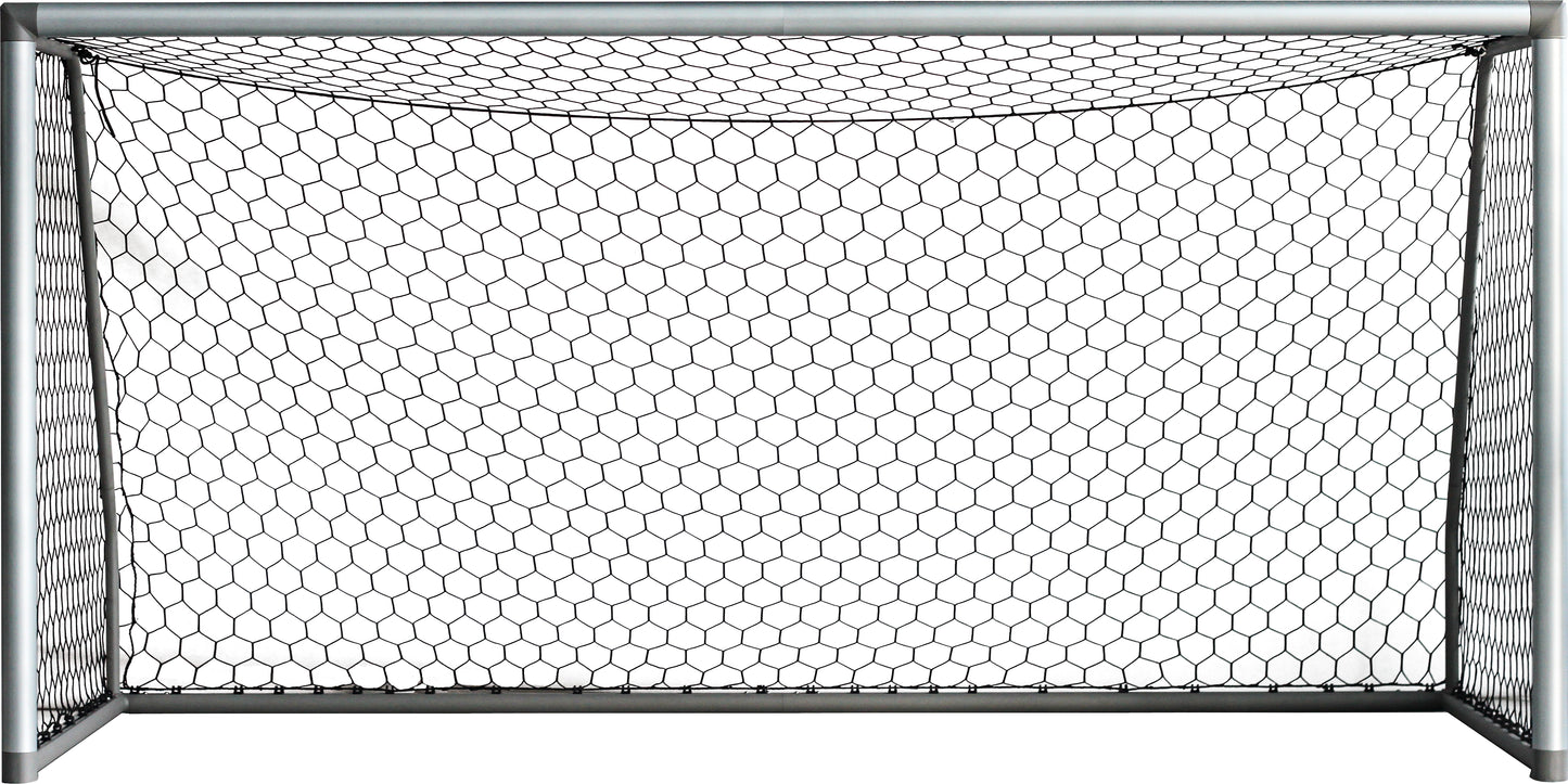 Vallerta 18 X 7 Ft. Heavy Duty Aluminum Soccer Goal with Premium Net, All Season, Rust Proof, Super Durable, Regulation Size.