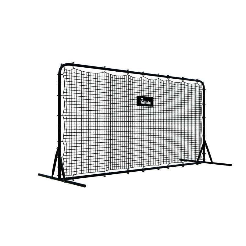Vallerta® 12x6 Steel Frame Soccer Rebounder Backstop Wall w/Carry Case. Perfect for Solo/Team Kickback Practice and Pass Training. Improve Touch/Passing & Ball Control Skills! US Owned