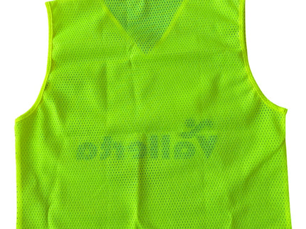 Vallerta Soccer Training Vest for Kids & Adults – Lightweight Mesh Scrimmage Pinnies, Sizes S/M High Visibility