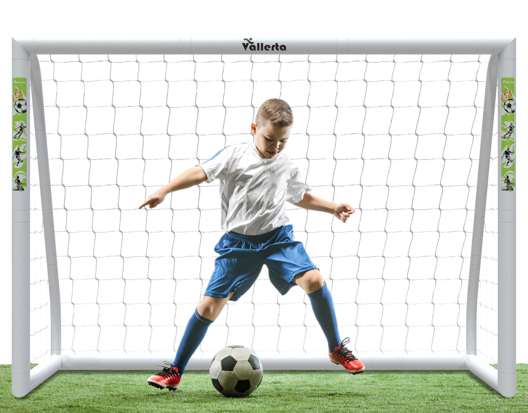 Vallerta® PVC 7 X 5 Ft. Soccer Goal w/Carry Bag & Weatherproof Net