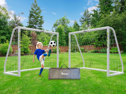 Vallerta® PVC 6 X 4 Ft. Soccer Goal w/Carry Bag & Weatherproof Net