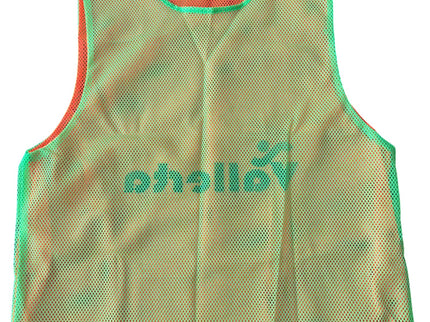 Vallerta Double-sided Soccer Training Vest for Kids & Adults – Lightweight Mesh Scrimmage Pinnies, Sizes S/M/L High Visibility
