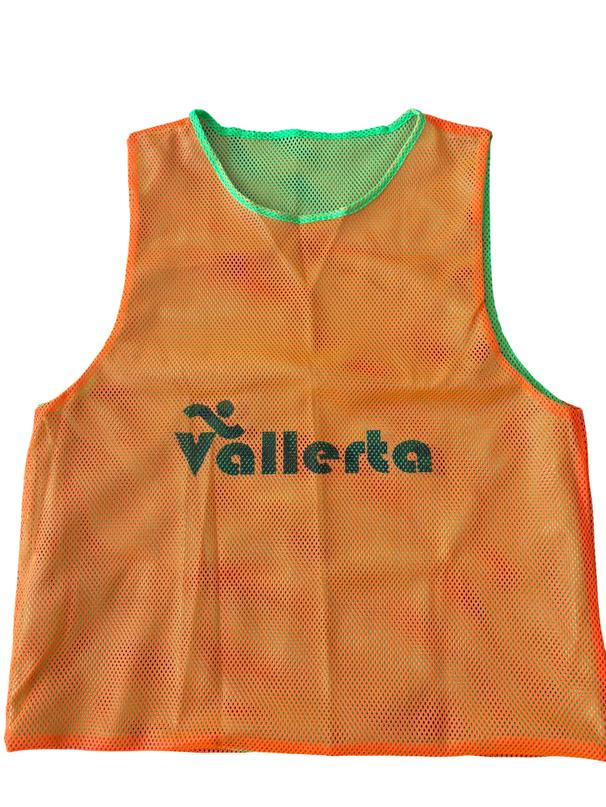 Vallerta Double-sided Soccer Training Vest for Kids & Adults – Lightweight Mesh Scrimmage Pinnies, Sizes S/M/L High Visibility