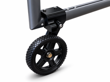 Vallerta Soccer Goal Wheel Kit – Heavy-Duty 6” Wheels, Fits 2” Steel Tubing Goals, All-Weather (Set of 4)