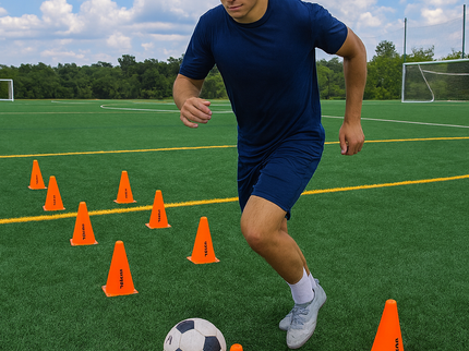 Vallerta Training Cones – 9in / 15in / 20in Agility Marker Cones