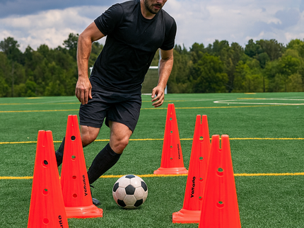 Vallerta Training Cones – 9in / 15in / 20in Agility Marker Cones