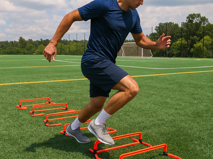 Adjustable Agility Training Hurdles, 5 Height Speed & Jump Hurdles