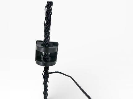 Vallerta 60mm Pre-Installed Quick-Clip Net System & Black HDPE Net. Multiple Sizes (7x5, 10x6, 12x6, 16x7, 18x7) (Copy)