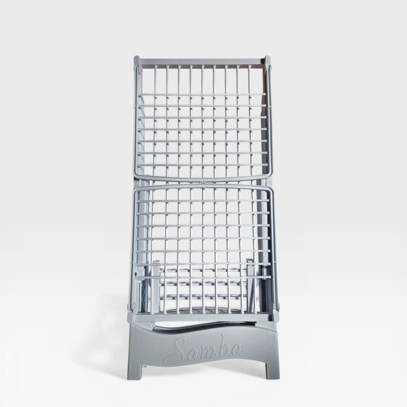 Foldable plastic drying rack