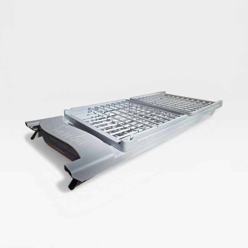 Foldable plastic drying rack